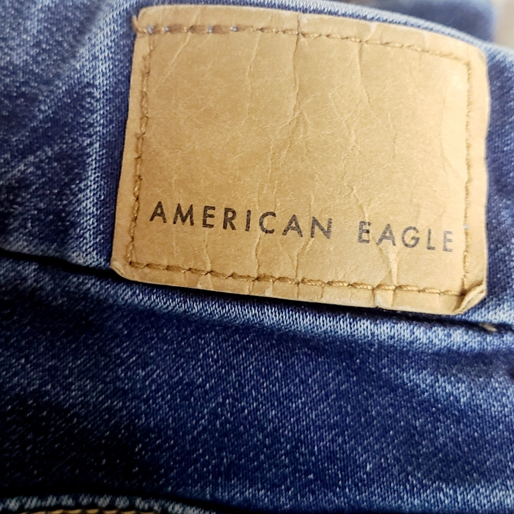American eagle womens sz 00 blue jeans